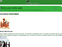 Tablet Screenshot of nadarsangam.com